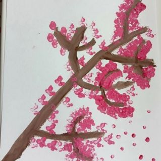 Веточка сакуры