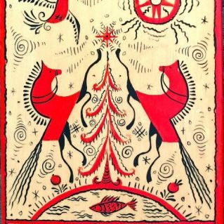 "Мезенская роспись"