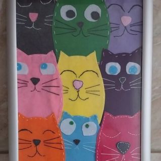 панно "Котики"