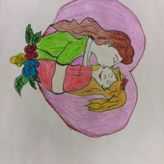 Мамочке свою люблю Я