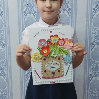 Весенний подарок маме