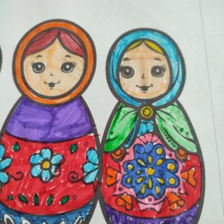 Красавицы матрёшки