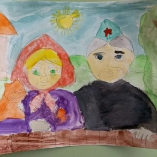 Спасибо бабушке и деду за великую победу