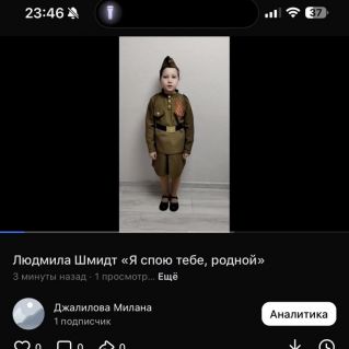 Людмила Шмидт «Я спою тебе, родной!»