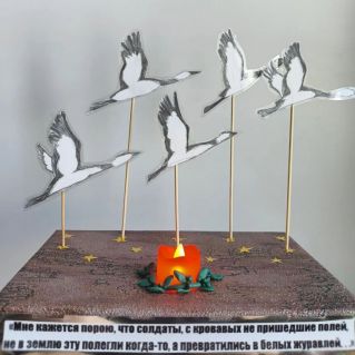 Макет памятника для села Филькино