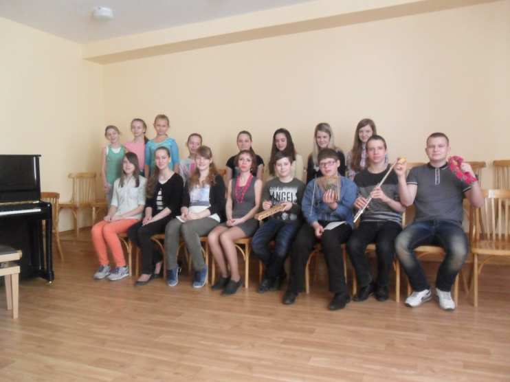 Разучивали р.н.п.