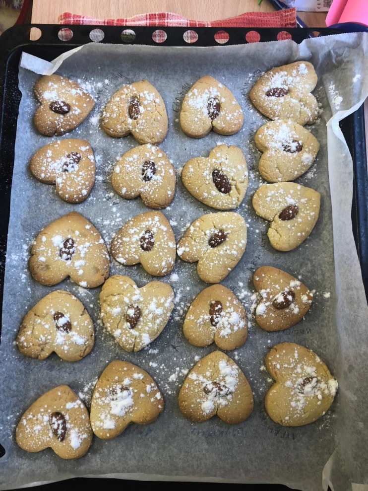 готовое ароматное печенье