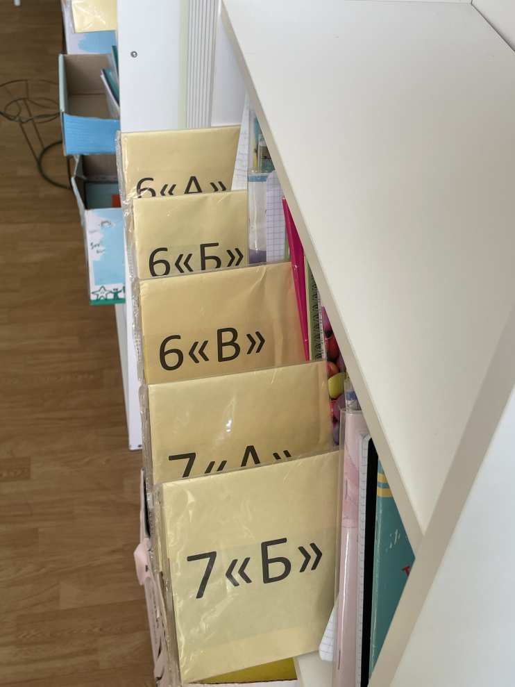 Система хранения работ.