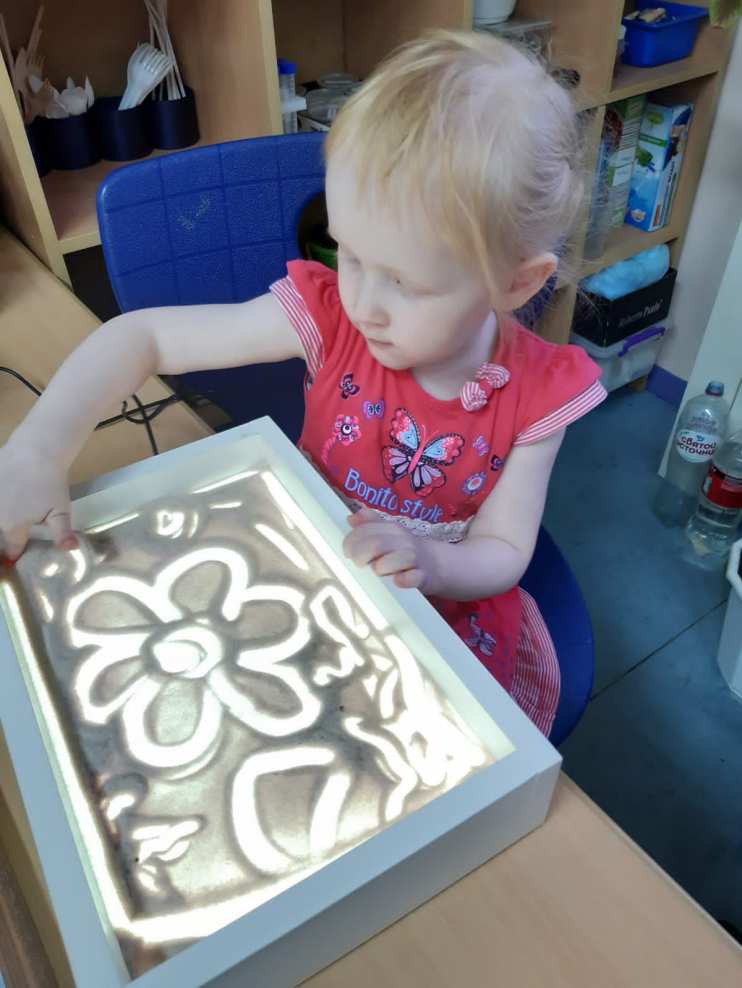 Одним из направлений работы по познавательно-исследовательской деятельности в нашем детском саду является песочная арт-терапия.