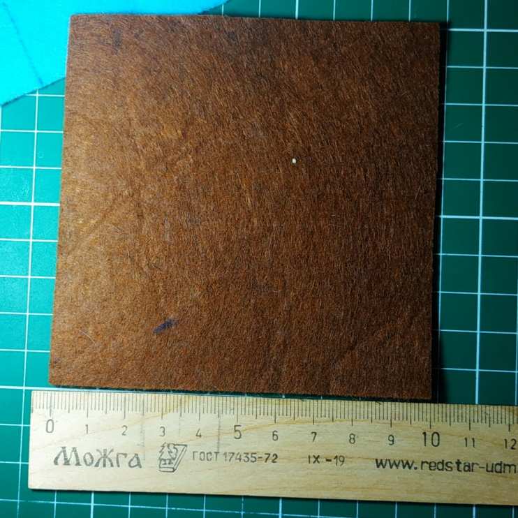 Сделать два квадрата основного цвета