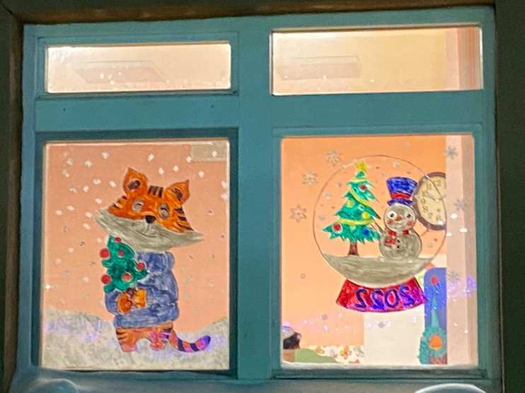Новогодние окна