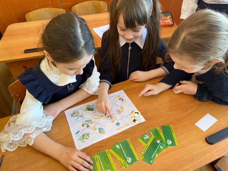 Ребята в процессе игры