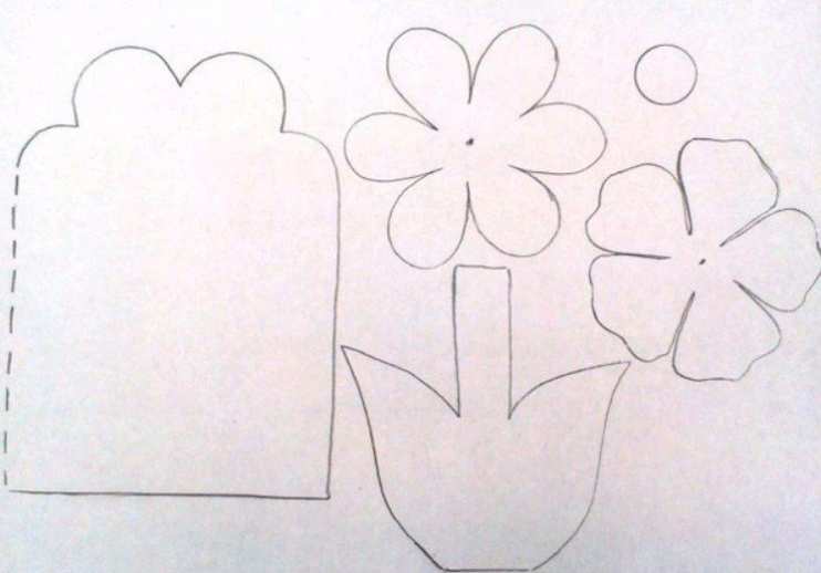 Шаблон открытки